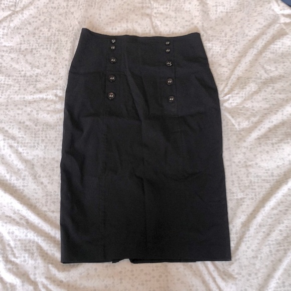⭐️2 FOR $20⭐️ Cleo Petites black pencil skirt size 6. - Picture 4 of 6